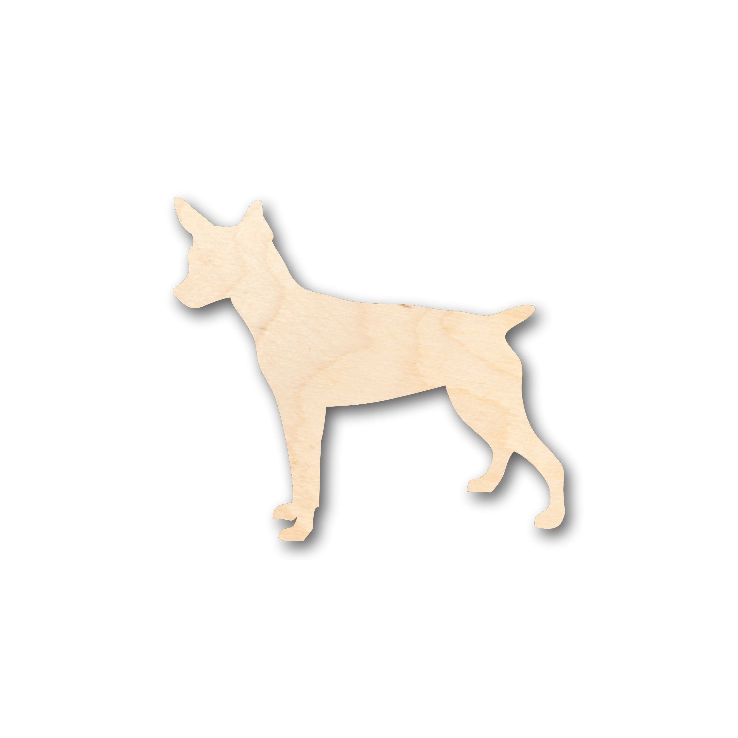 Unfinished Wood Rat Terrier Small Dog Shape - Craft - up to 46" DIY