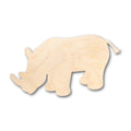 Unfinished Wood Rhinoceros Rhino African Wildlife Shape - Craft - up to 46" DIY