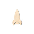Unfinished Wood Rocket Ship Shape - Craft - up to 46" DIY