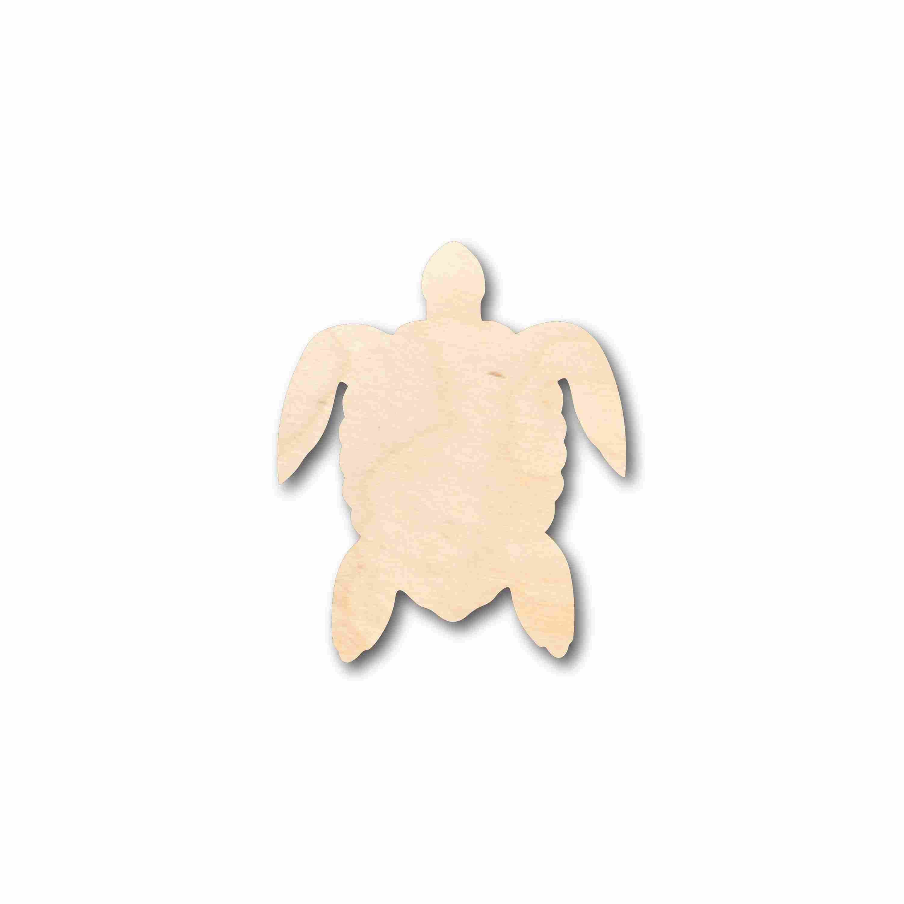 Unfinished Wood Sea Turtle Silhouette - Craft- up to 46" DIY