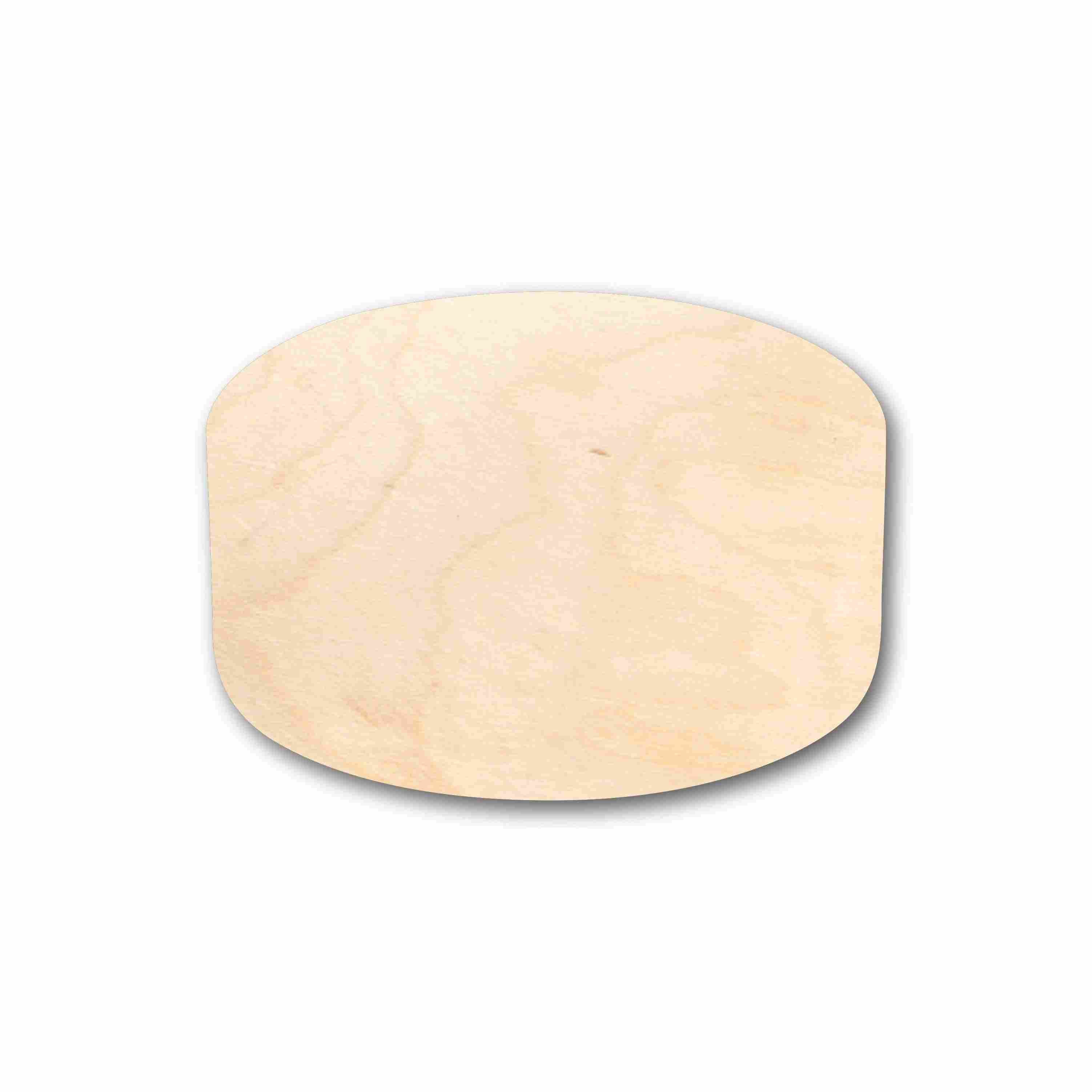 Unfinished Wood Single Hockey Puck Silhouette - Craft- up to 46" DIY