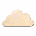 Unfinished Wood Storm Cloud Silhouette - Craft- up to 46" DIY