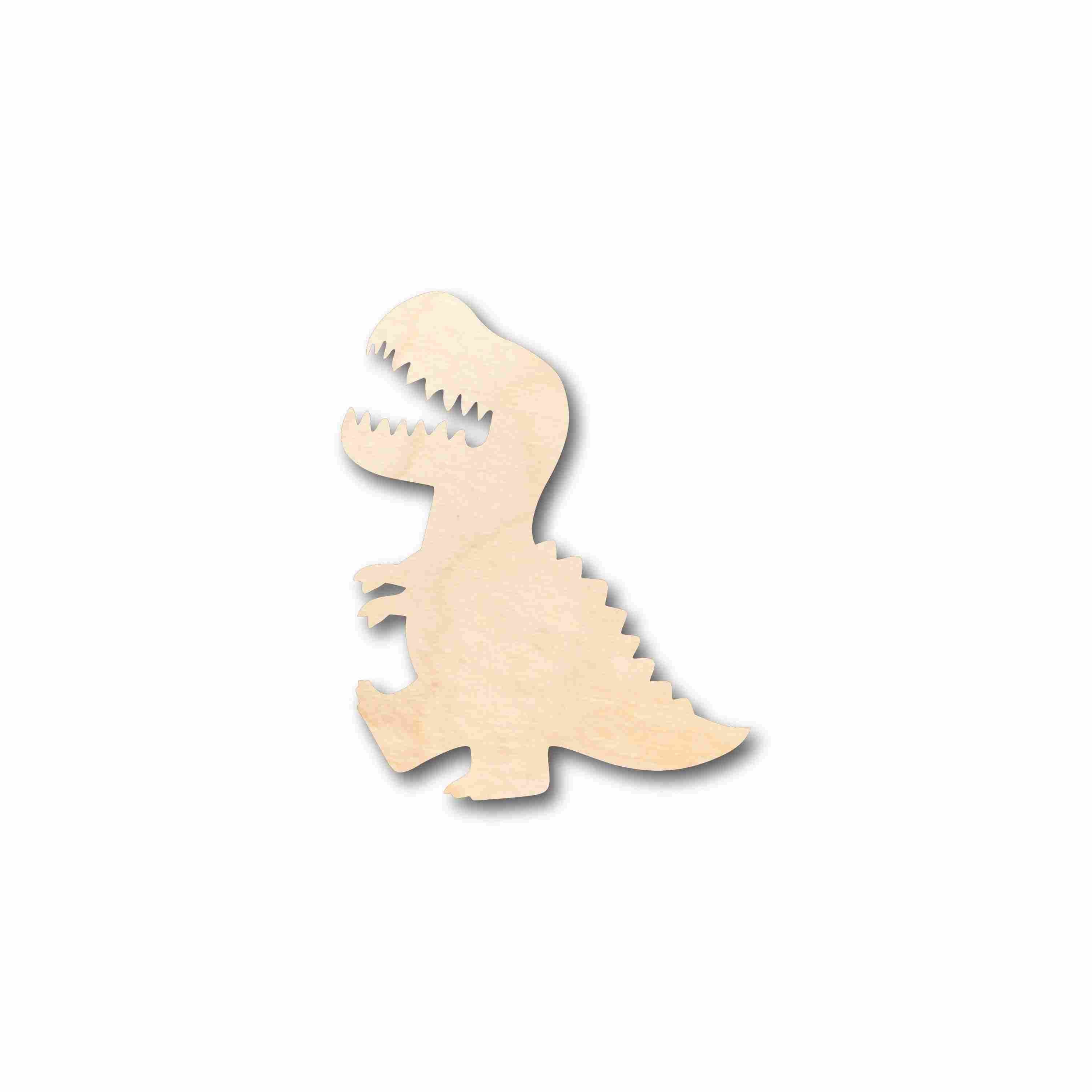 Unfinished Wood T-Rex Silhouette - Craft- up to 46" DIY
