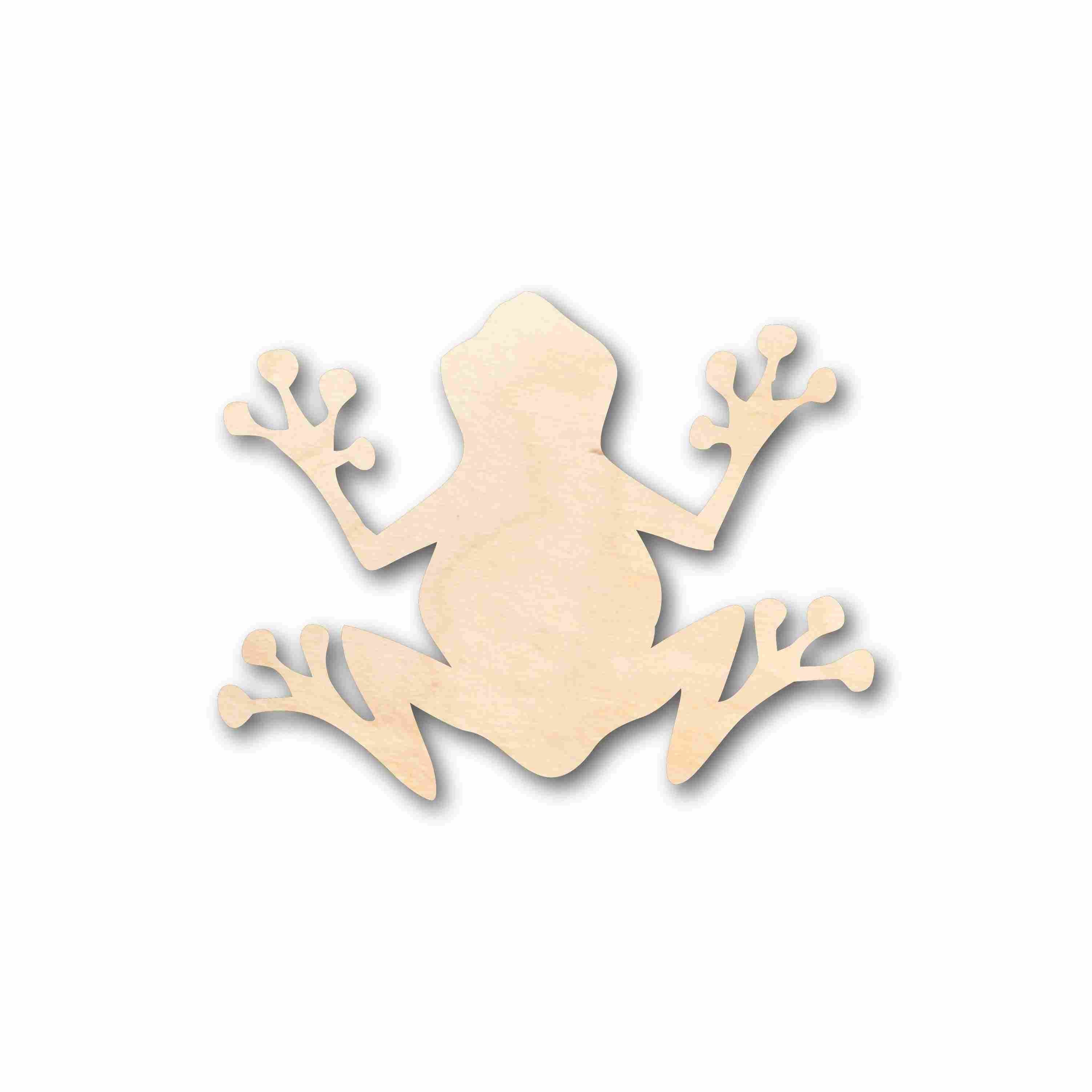 Unfinished Wood Tree Frog Silhouette - Craft- up to 46" DIY
