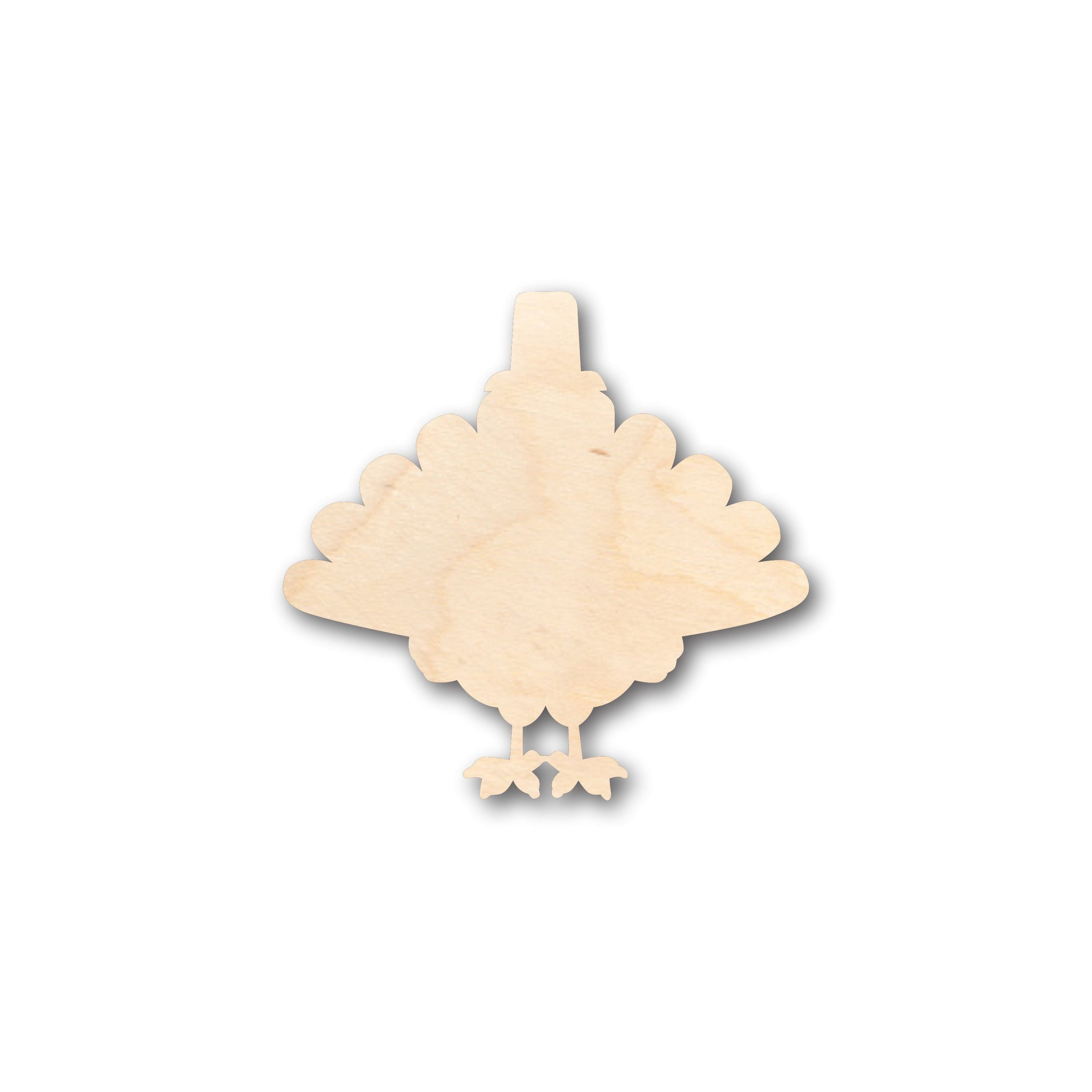 Unfinished Wood Turkey Thanksgiving Pilgrim Shape - Craft - up to 46" DIY