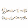 Donuts Sign Unfinished Wood Cutout Home Decor DIY