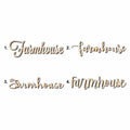 Farmhouse Sign Unfinished Wood Cutout Home Decor DIY