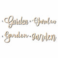 Garden Sign Unfinished Wood Cutout Home Decor DIY