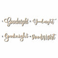 Goodnight Sign Unfinished Wood Cutout Home Decor DIY