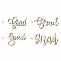 Grad Sign Unfinished Wood Cutout Home Decor DIY