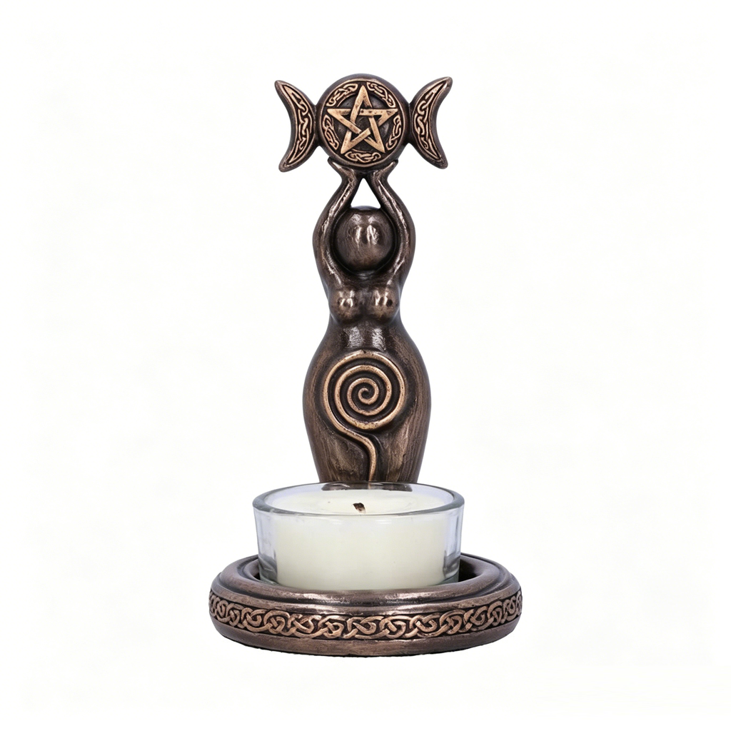 Statue candle holder aromatherapy resin handicraft ornament - EveryNest
