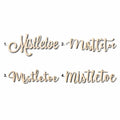Mistletoe Sign Unfinished Wood Cutout Home Decor DIY