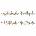 Northpole Sign Unfinished Wood Cutout Home Decor DIY