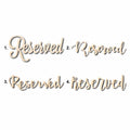 Reserved Sign Unfinished Wood Cutout Home Decor DIY