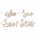 Sew Sign Unfinished Wood Cutout Home Decor DIY