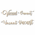 Vacant Sign Unfinished Wood Cutout Home Decor DIY