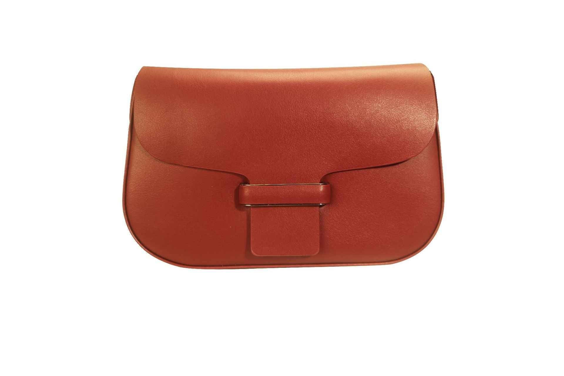 Genuine leather small shoulder bag for women trendy classic style hobo