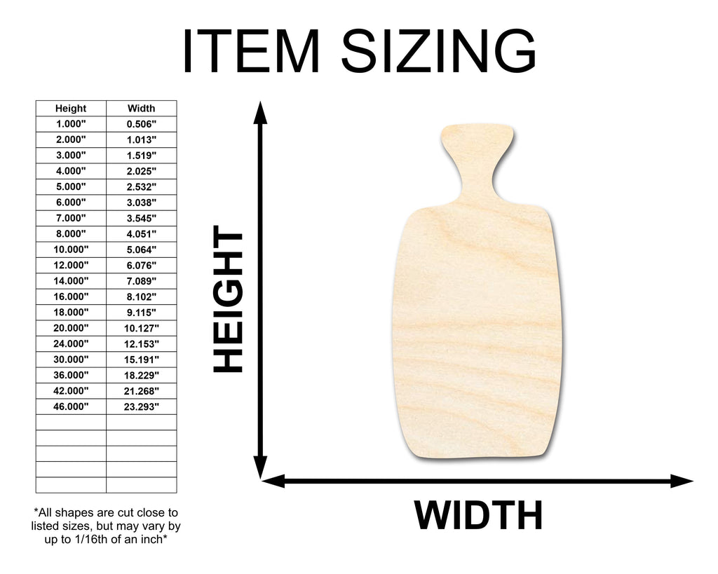 Unfinished Wood Apothecary Potion Flask Shape - Craft - up to 46"