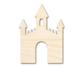 Unfinished Wood Castle Shape - Craft - up to 46"