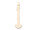 Unfinished Wood Candlestick Shape - Craft - up to 46"