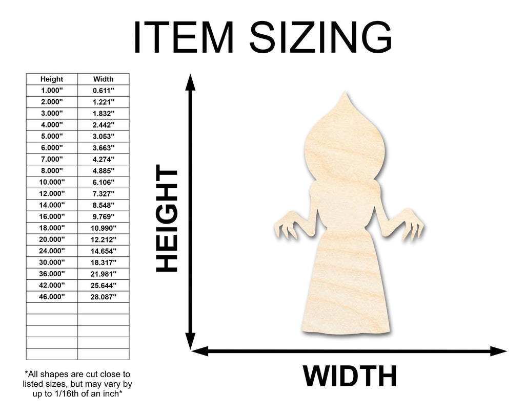Unfinished Wood Flatwoods Monster Shape - Craft - up to 46"