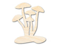 Unfinished Wood Mushrooms Shape - Craft - up to 46"