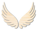 Unfinished Wood Angel Wings Shape - Craft - up to 46"