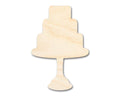 Unfinished Wood Tiered Cake Shape - Craft - up to 46"