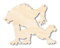 Unfinished Wood Werewolf Shape - Craft - up to 46"