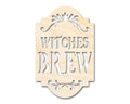 Unfinished Wood Witches Brew Shape - Craft - up to 46"