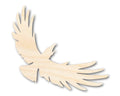 Unfinished Wood Flying Crow Shape - Craft - up to 46"