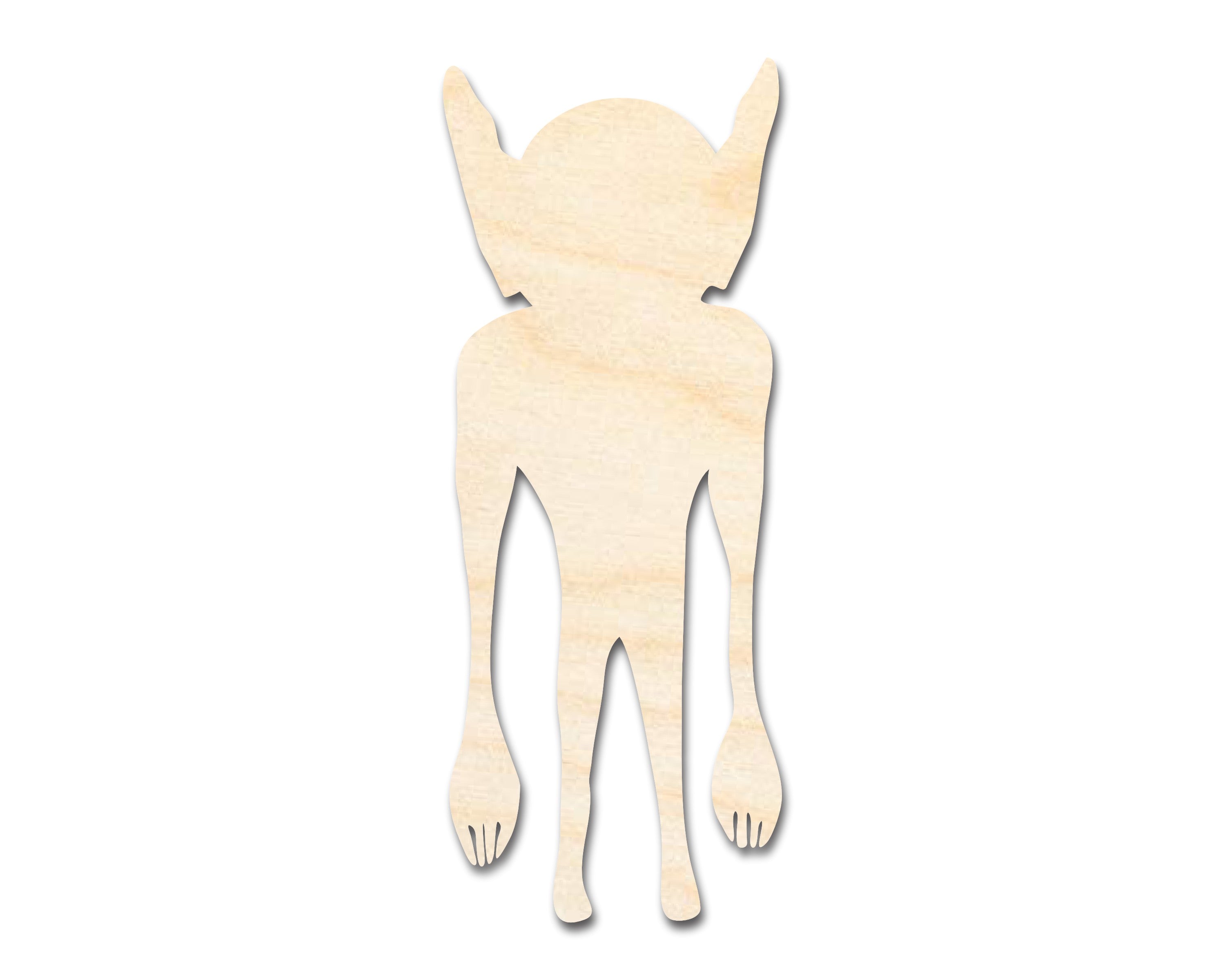 Unfinished Wood Kentucky Goblin Shape - Craft - up to 46"