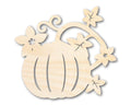 Unfinished Wood Pumpkin Vines Shape - Craft - up to 46"