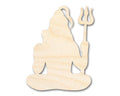 Unfinished Wood Shiva Shape - Craft - up to 46"