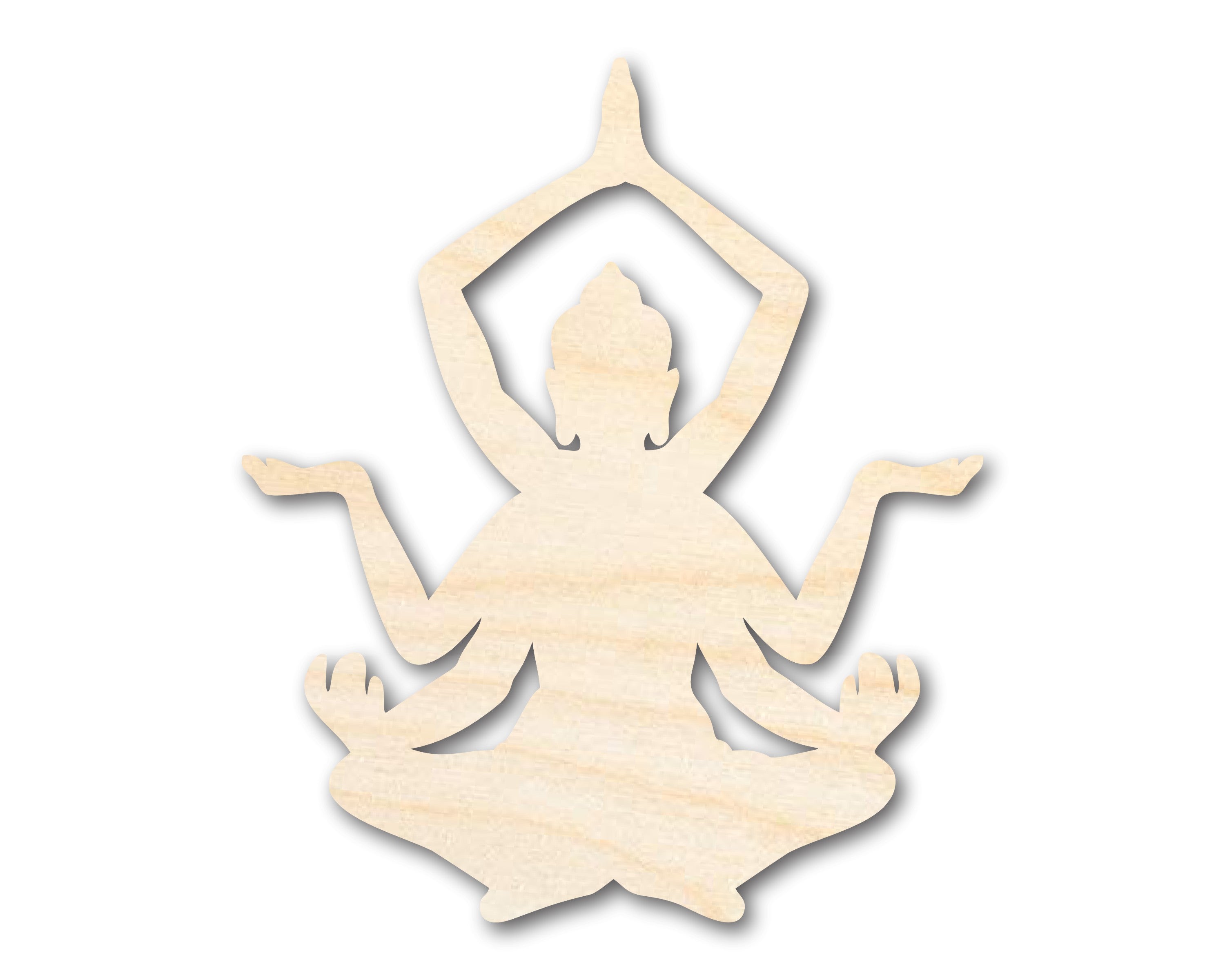 Unfinished Wood Mahadeva Shape - Craft - up to 46"
