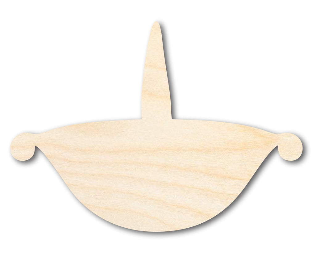 Unfinished Wood Diya Shape | Diwali | Craft Cutout | up to 46" DIY