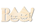Unfinished Wood Pumpkin Boo Shape | Craft Cutout | up to 46" DIY