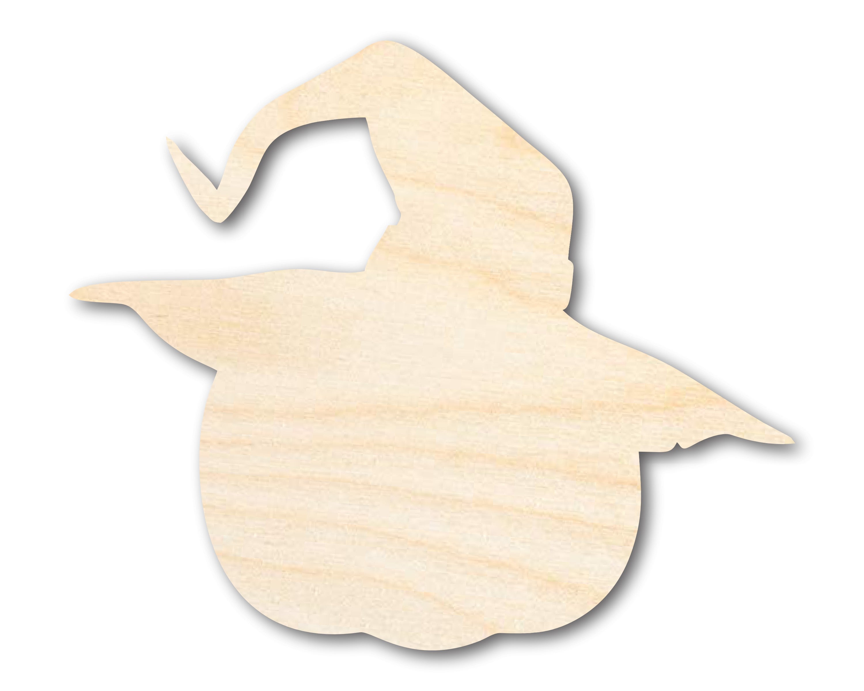 Unfinished Wood Pumpkin Wizard Shape | Craft Cutout | up to 46" DIY