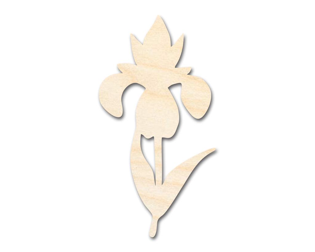 Unfinished Wood Crocus Flower Shape | Spring Craft Cutout | up to 46" DIY