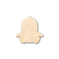 Unfinished Wood Baby Penguin Shape - Craft - up to 46" DIY