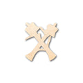 Unfinished Wood Branch Stick Smores Shape - Craft - up to 46" DIY