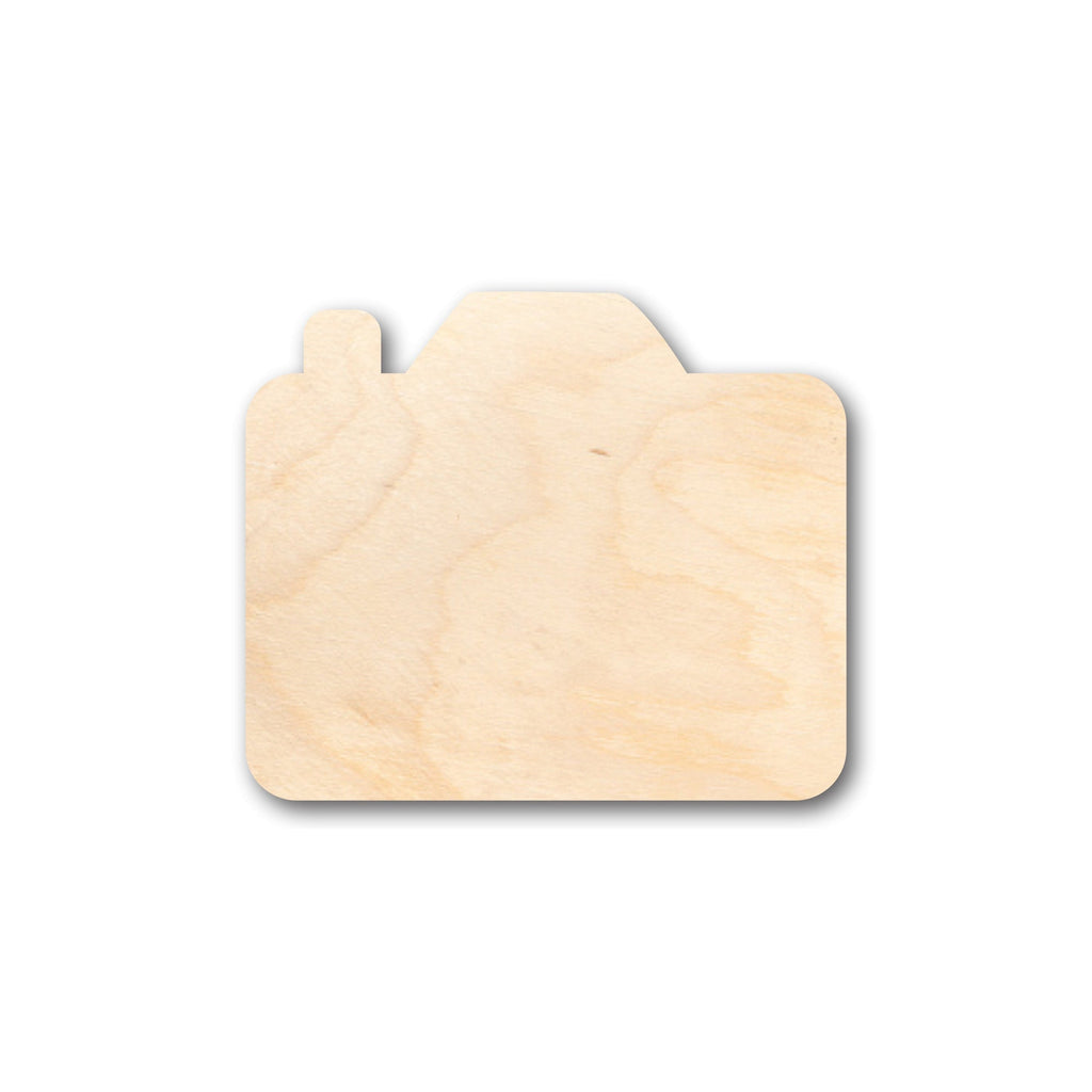 Unfinished Wood Camera Shape - Craft - up to 46" DIY