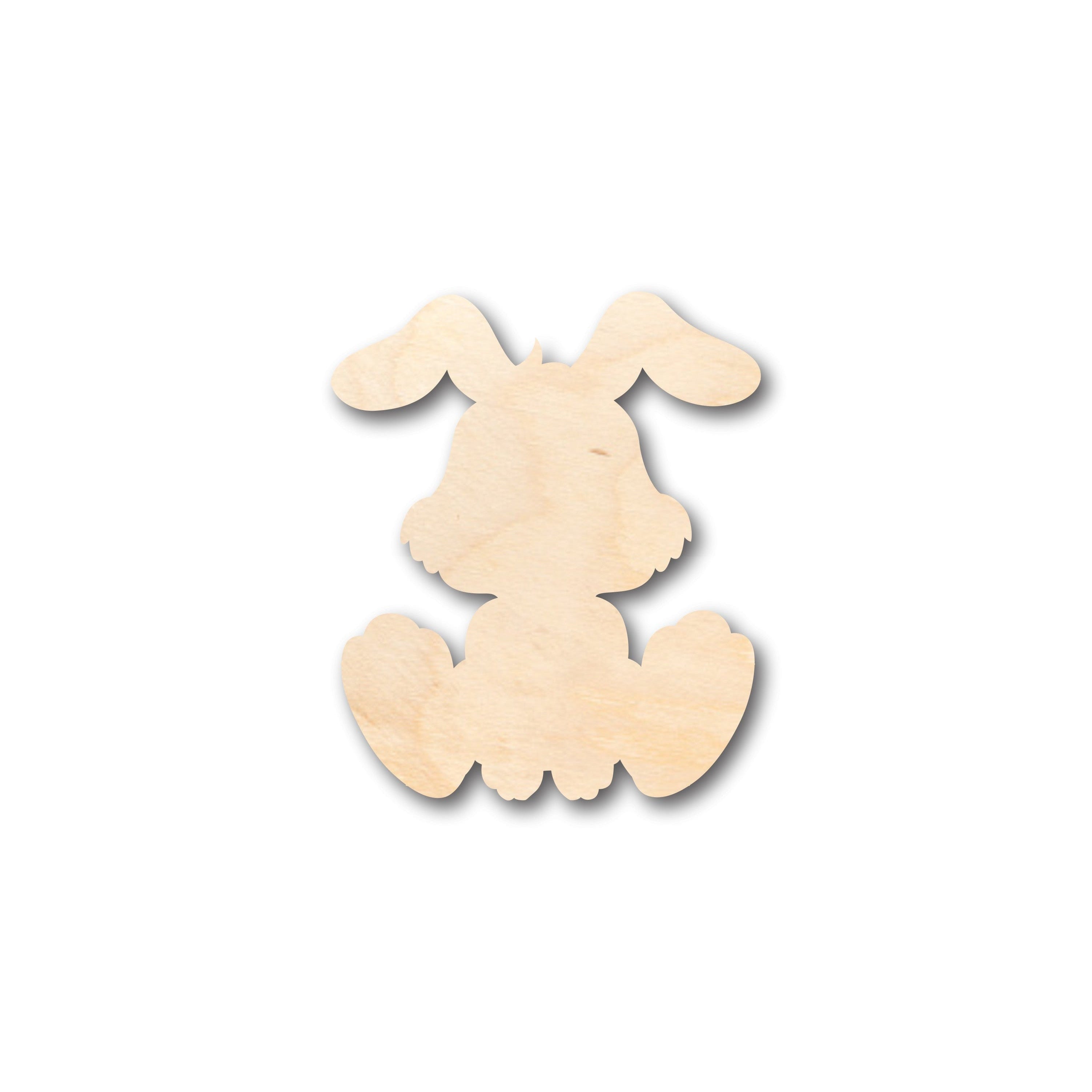 Unfinished Wood Cute Bunny Shape - Craft - up to 46" DIY