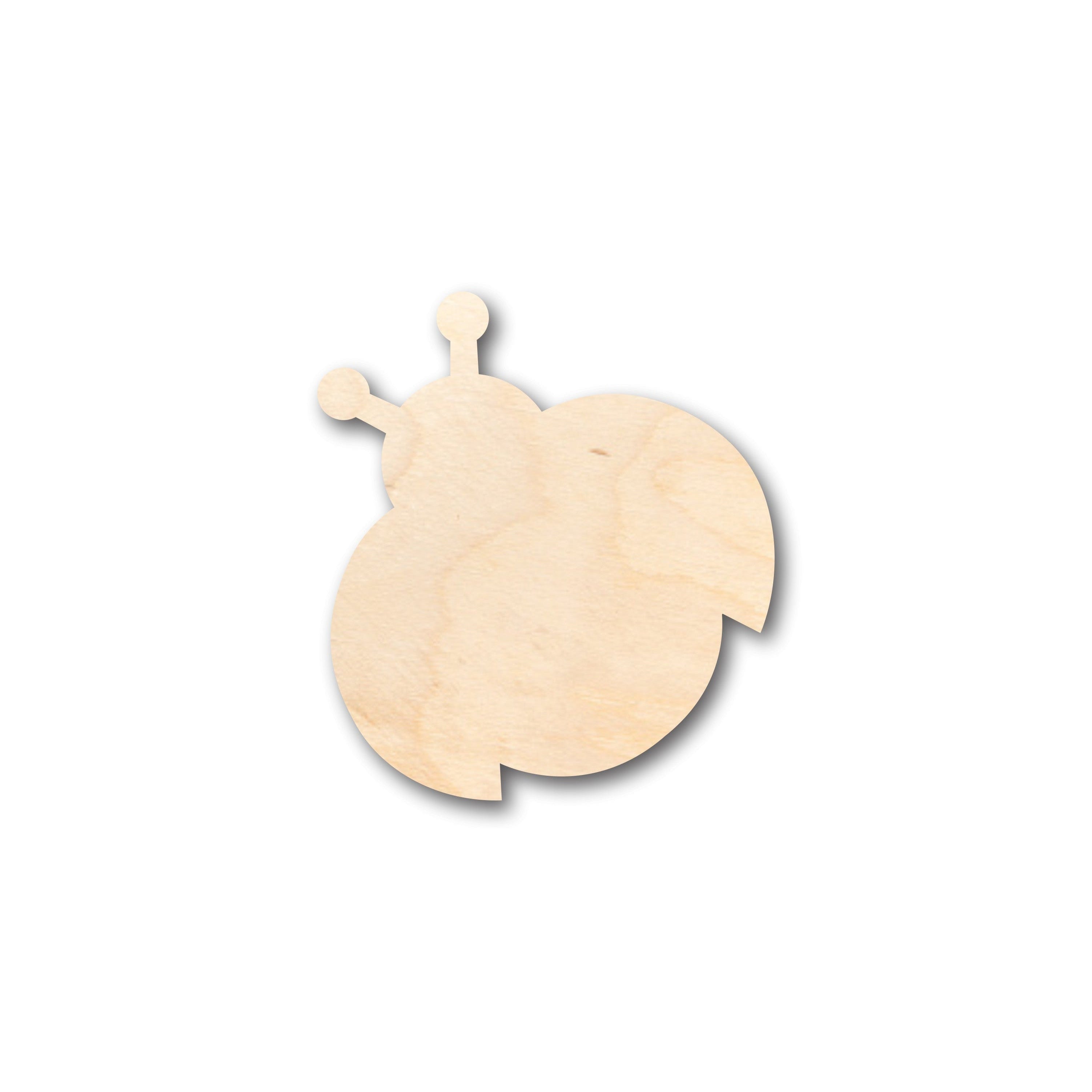 Unfinished Wood Cute Ladybug Shape - Craft - up to 46" DIY