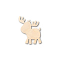 Unfinished Wood Cute Moose Shape - Craft - up to 46" DIY
