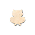 Unfinished Wood Cute Owl Shape - Craft - up to 46" DIY
