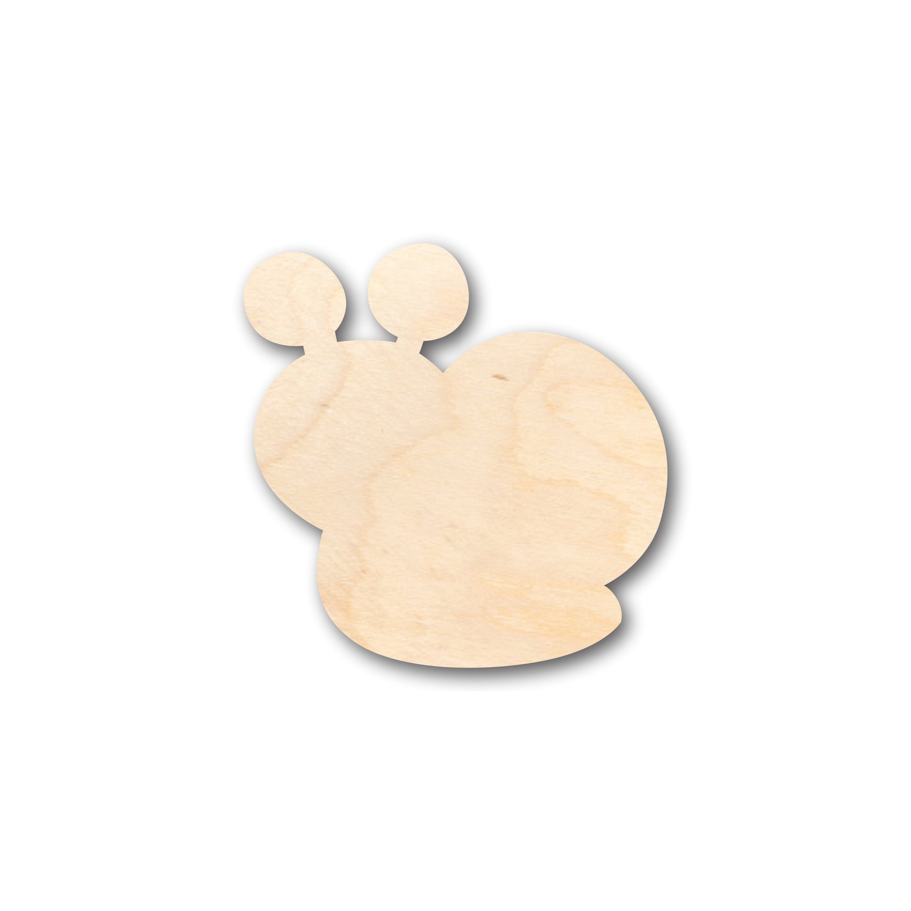 Unfinished Wood Cute Snail Shape - Craft - up to 46" DIY