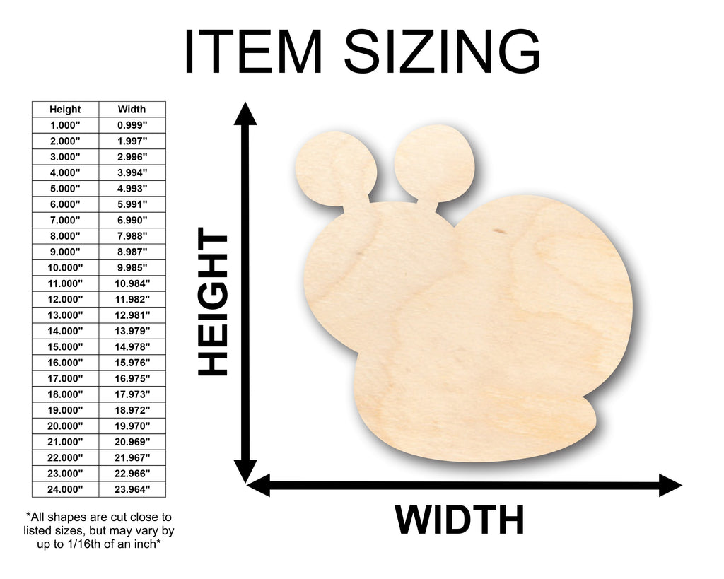 Unfinished Wood Cute Snail Shape - Craft - up to 46" DIY