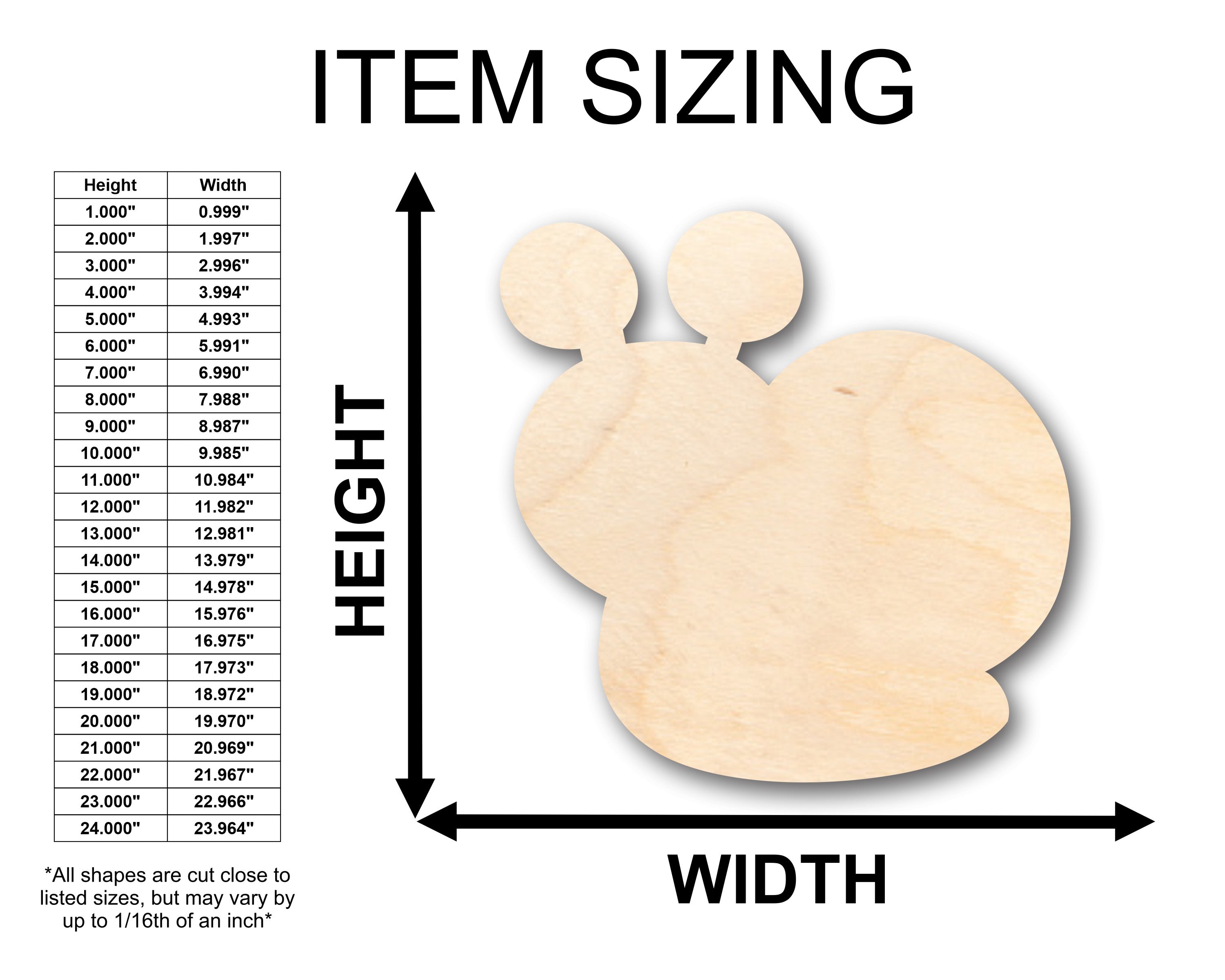 Unfinished Wood Cute Snail Shape - Craft - up to 46" DIY