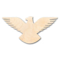 Unfinished Wood Eagle Patriotic Shape - Craft - up to 46" DIY